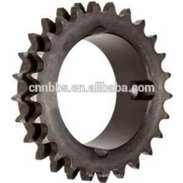 High quality Best ANSI DIN C45 steel double sprocket with taper bushing with low price